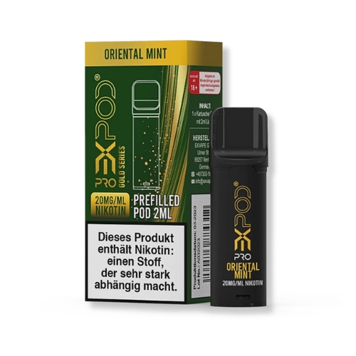 Expod Pro Gold Series Oriental Mint Prefilled Pod 1x2ml 20mg