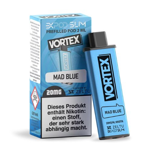 Expod Slim Prefilled Pod Vortex Mad Blue 20mg