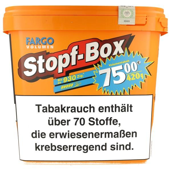 Fargo Stopf Box Orange 420g Volumentabak XXXL Eimer