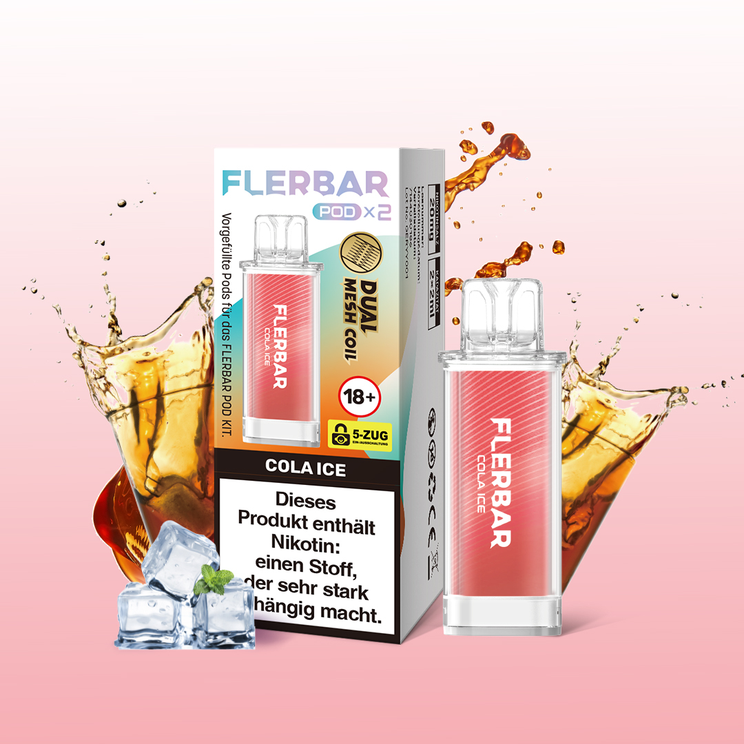 Flerbar Pod Cola Ice Prefilled Pods 2x2ml 20mg