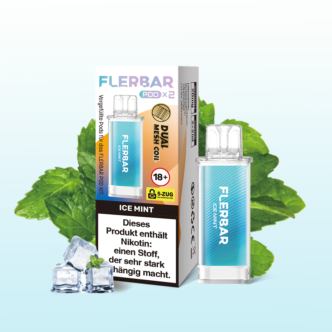 Flerbar Pod Ice Mint Prefilled Pods 2x2ml 20mg