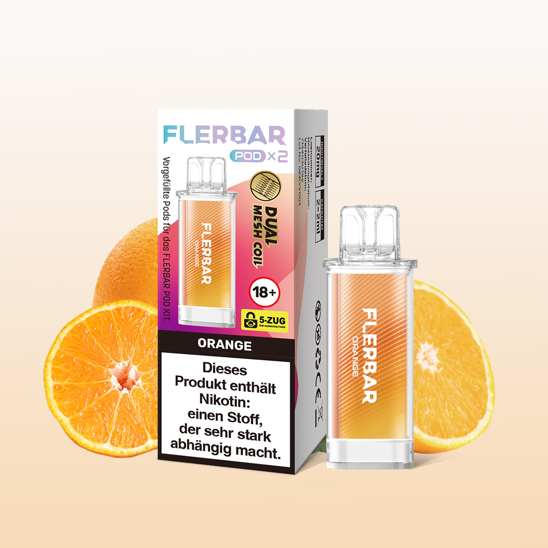 Flerbar Pod Orange Prefilled Pods 2x2ml 20mg