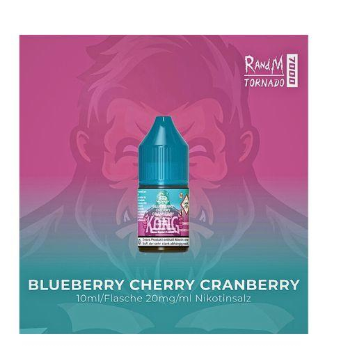 Fumot RandM Tornado 7000 Blueberry Cherry Cranberry Liquid 20mg