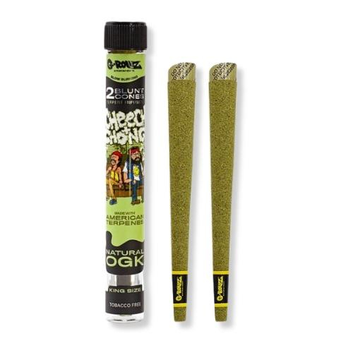 G-Rollz Cheech & Chong Natural OGK 2 Blunt Cones