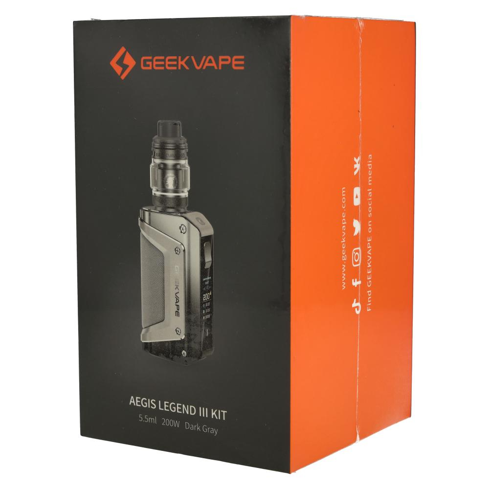 Geekvape Aegis Legend 3 Kit E-Zigarette dunkelgrau