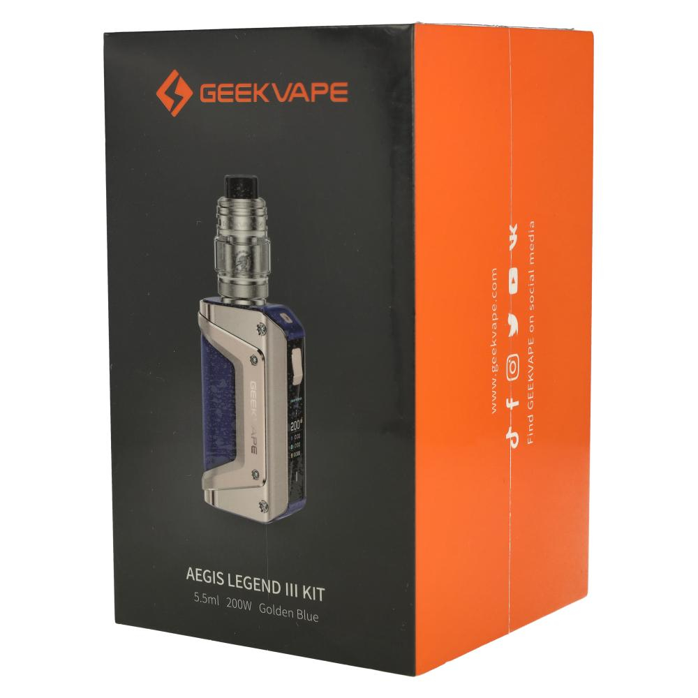 Geekvape Aegis Legend 3 Kit E-Zigarette gold-blau