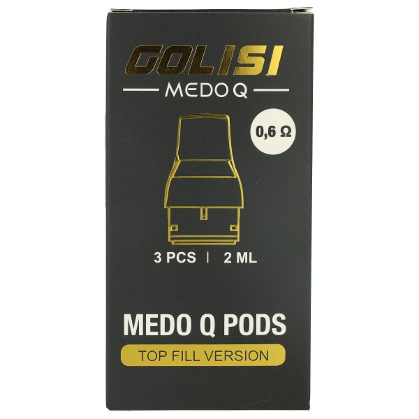 Golisi Medo Q Pods 0,6 Ohm 3 Stk.