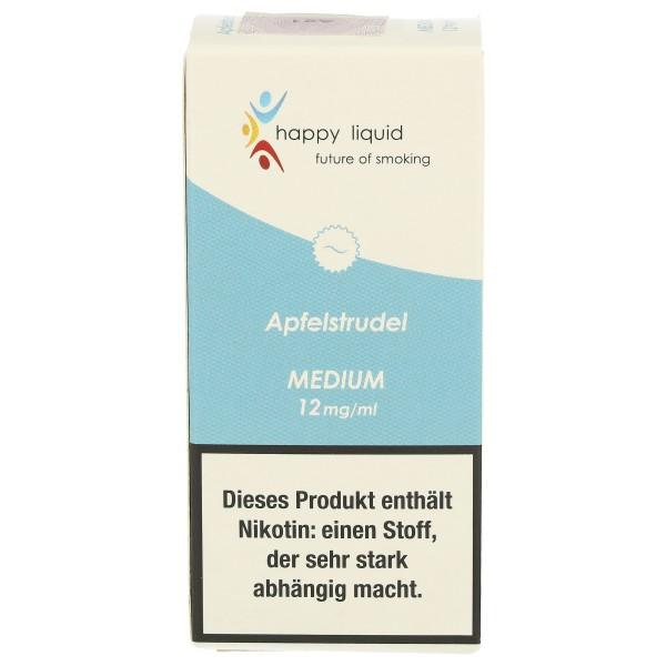 happy liquid Apfelstrudel Medium 12mg Liquid