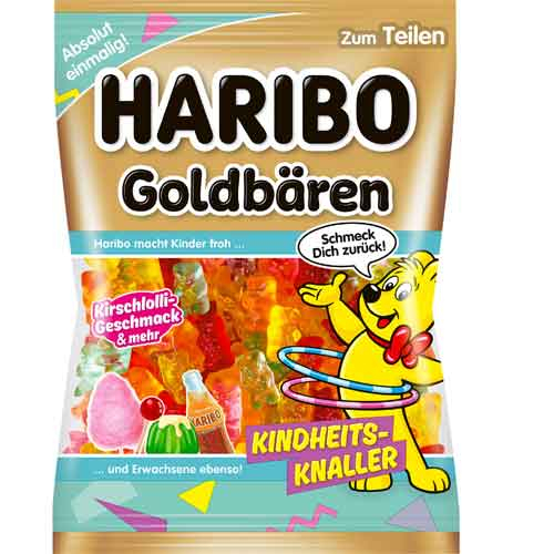 Haribo Goldbären Kindheitsknaller 200g Beutel