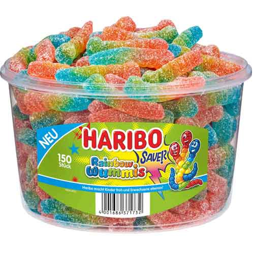 Haribo Rainbow Wummis sauer 150Stk. Dose