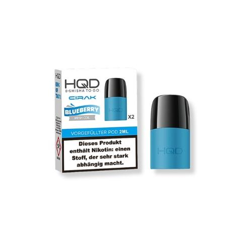 HQD CIRAK 2x2ml Pods Blueberry 18mg/ml