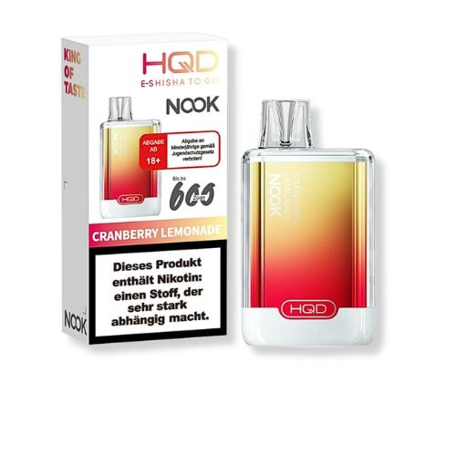 HQD Nook Cranberry Lemonade Einweg E-Zigarette 18mg/ml