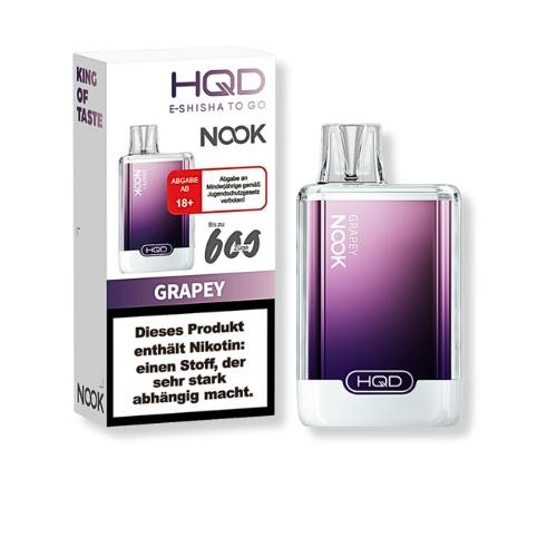 HQD NOOK Grapey Einweg E-Zigarette 18mg/ml