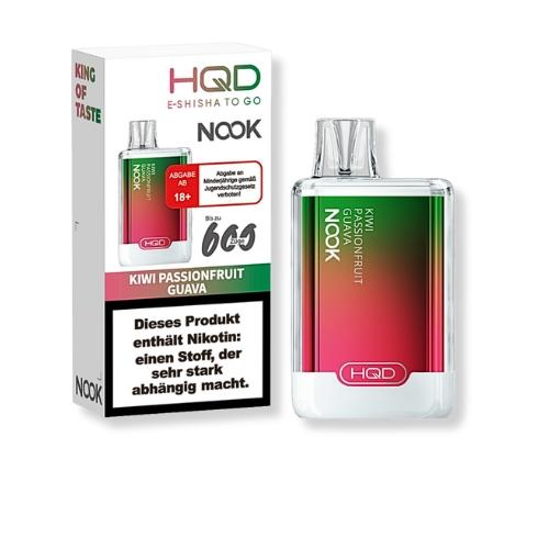 HQD NOOK Kiwi Passionsfruit Einweg E-Zigarette 18mg/ml