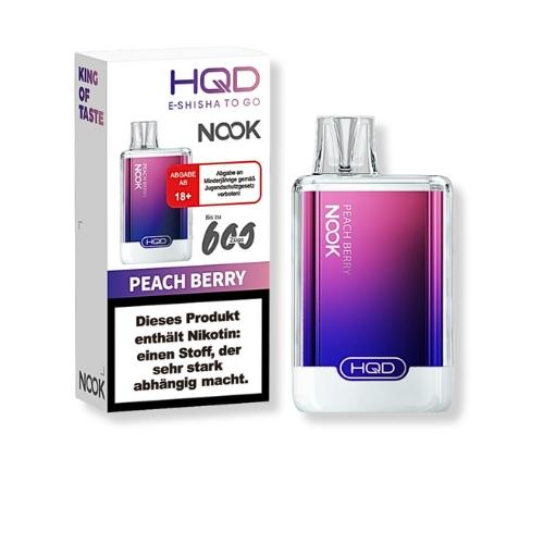 HQD Nook Peach Berry Einweg E-Zigarette 18mg/ml