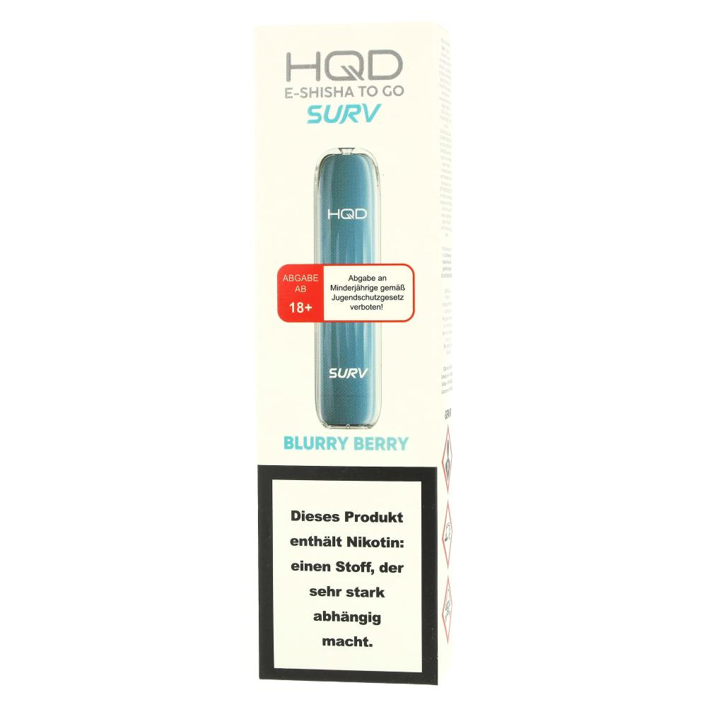 HQD Surv Einweg E-Shisha Blurry Berry 600 Züge 18mg