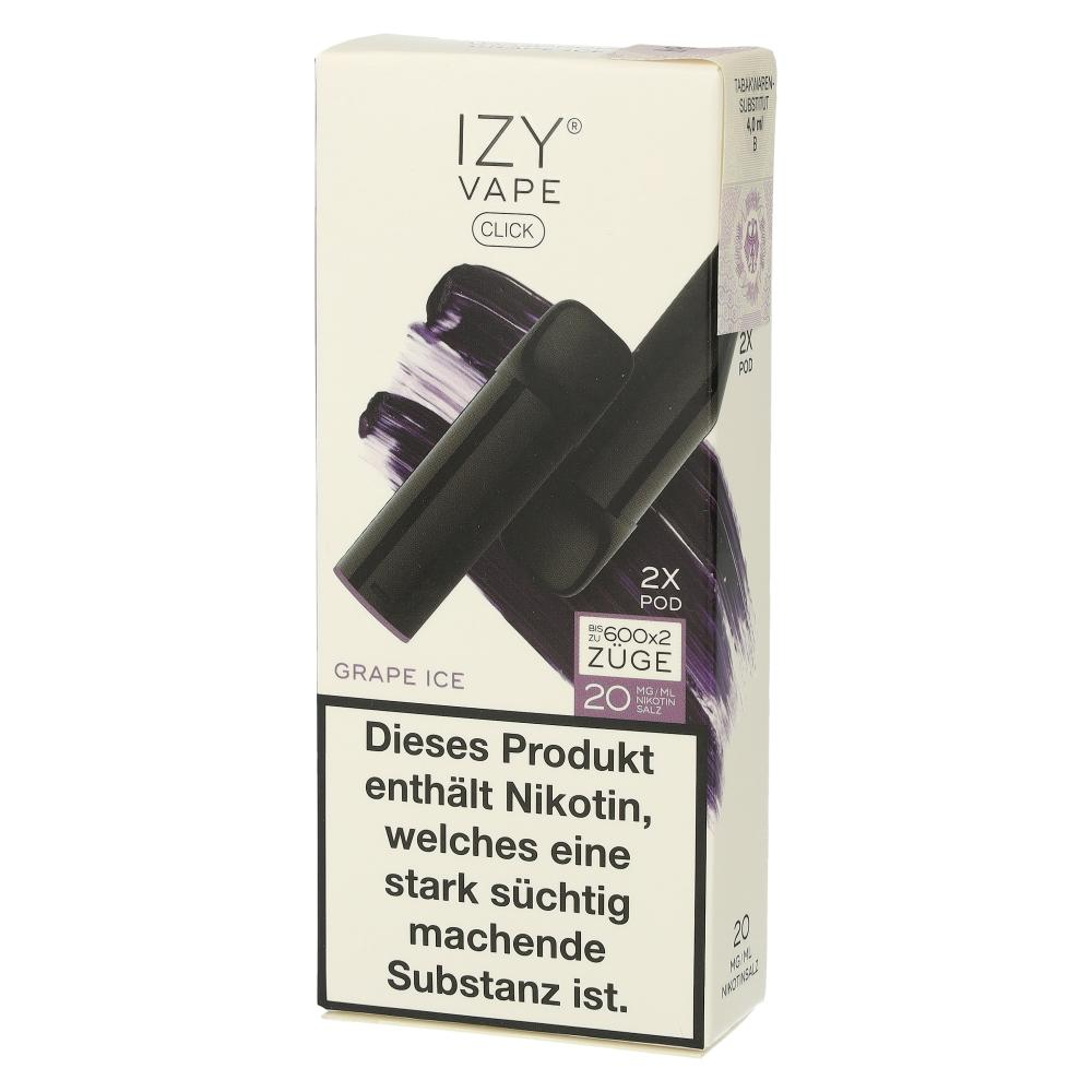 IZY Vape Click 2.0 Grape Ice Prefilled Pods 2x2ml 20mg