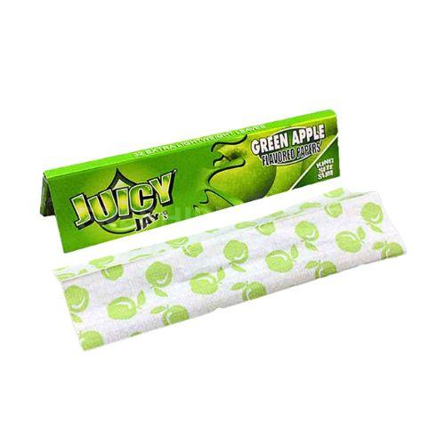 Juicy Jays King Size Slim Zigarettenpapier Green Apple 32 Stück mit Geschmack