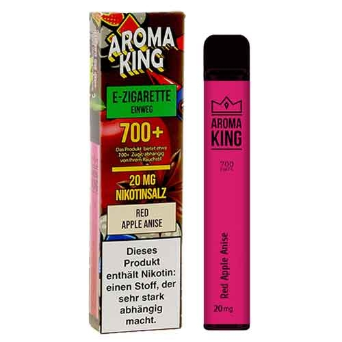 Aroma King Red Apple Anise Einweg e-Shisha ca. 700 Züge 20mg 