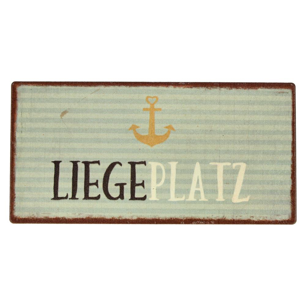 Kühlschrankmagnet LIEGEPLATZ  10x5cm