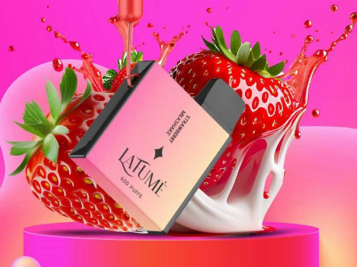 La Fume Cuatro 600 Strawberry Milchshake Einweg E-Zigaretten 20mg