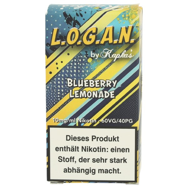 L.O.G.A.N. by Kapkas Blueberry Lemonade Nikotinsalzliquid 10mg