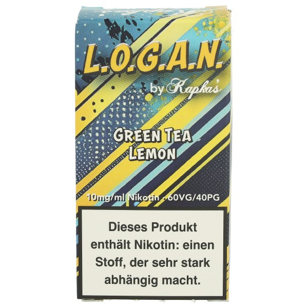 L.O.G.A.N. by Kapkas Green Tea Lemon Nikotinsalzliquid 10mg