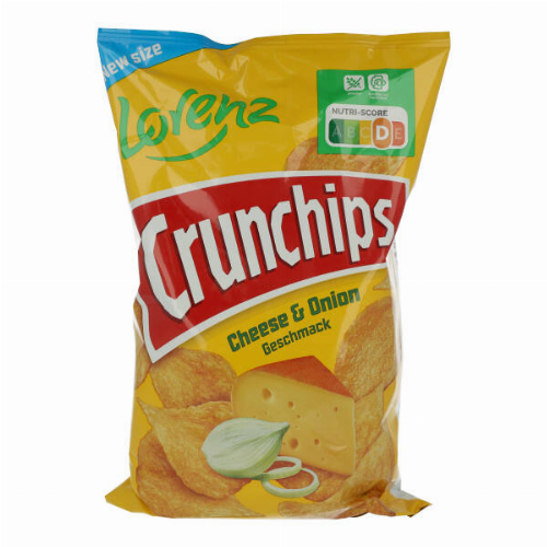 Lorenz Crunchips Cheese and Onion 150g Tüte