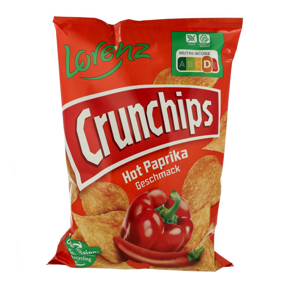 Lorenz Crunchips Hot Paprika 150g Tüte