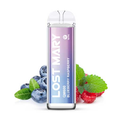 Lost Mary QM600 CP Einweg E-Zigarette Designed by Elfbar Blueberry Raspberry 20mg