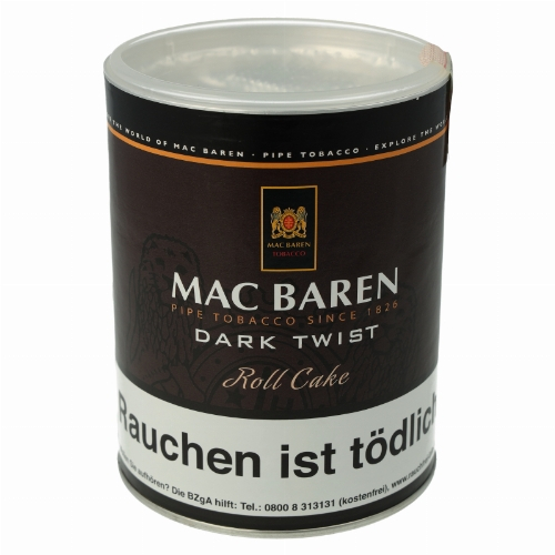 Mac Baren Pfeifentabak Dark Twist 250g Dose