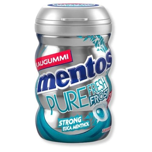 Mentos Pure Fresh Frost Strong Euca Menthol Kaugummi Zuckerfrei 70g