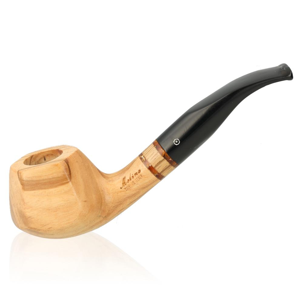 Molina Pfeife Zebrano Olive Helbbraun Nr. 2