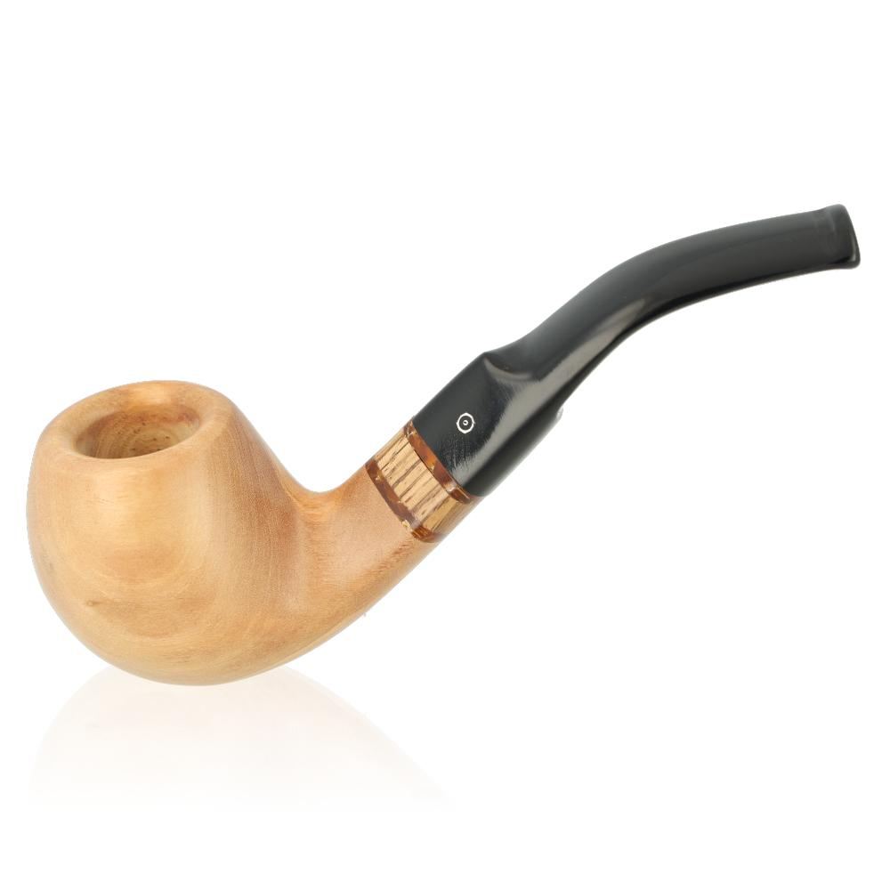 Molina Pfeife Zebrano Olive Helbbraun Nr. 6