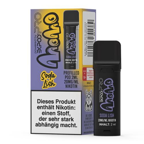 Momo Powered by Expod Pro Soda Lish Prefilled Pod 1x2ml 20mg