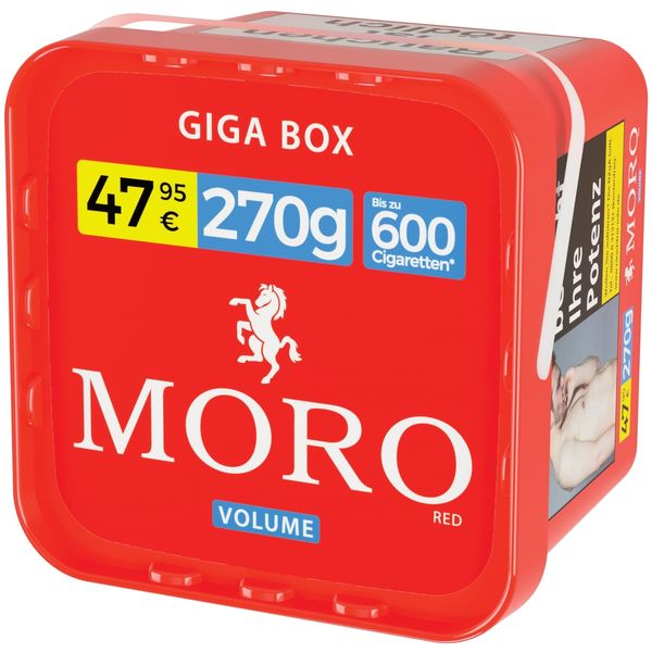 Moro Rot Volumentabak GIGA Box 255g