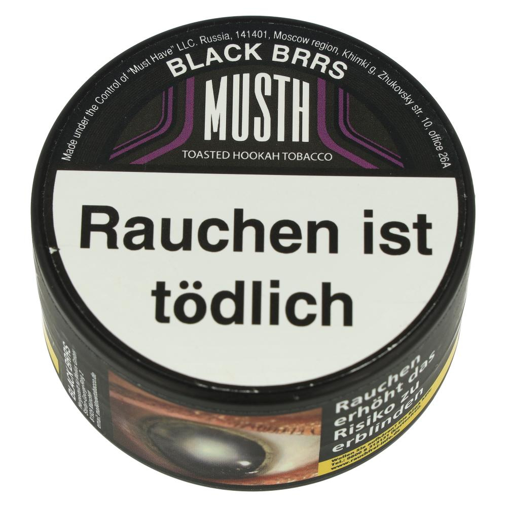 Must H BLACK BRRS Wasserpfeifentabak 25g