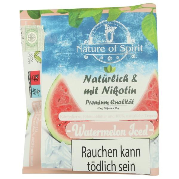 Nature of Spirit Tabakersatz mit Nikotin Watermelon Iced 25g