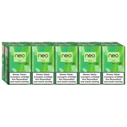 neo Green (ehemalig Green Click Tobacco) Sticks für Glo