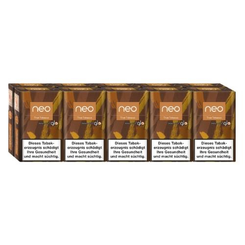 neo True Tobacco (ehemals Rounded Tobacco) Sticks für Glo (10x20)