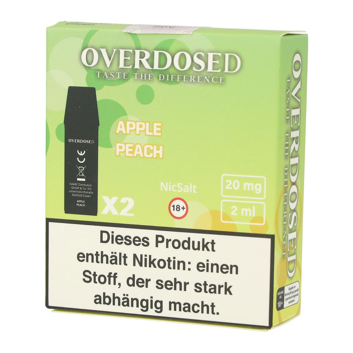 Overdosed Prefilled Pods Apple Peach 2x2ml 20mg