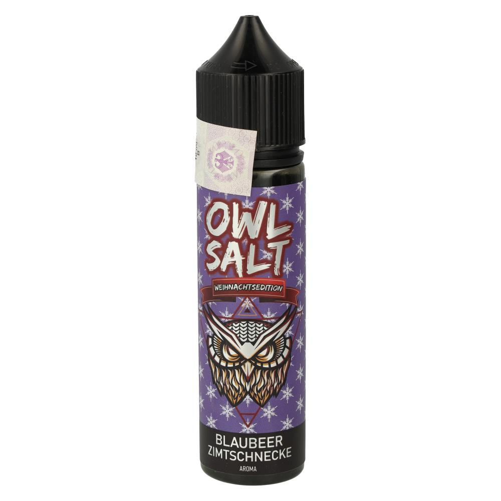 Owl Salt Longfill Weihnachtsedition Blaubeer Zimtschnecke Aroma 10ml