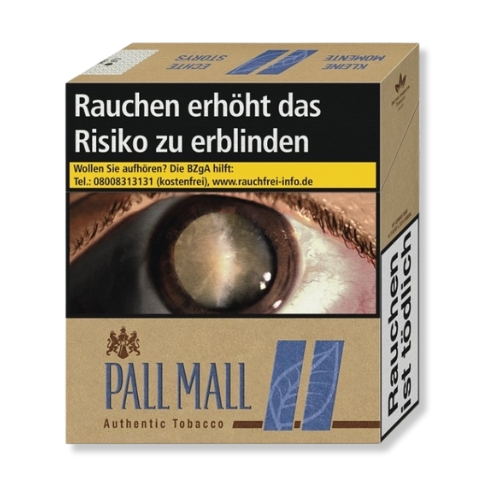 Pall Mall Authentic Blau Giga ohne Zusätze (8x28)