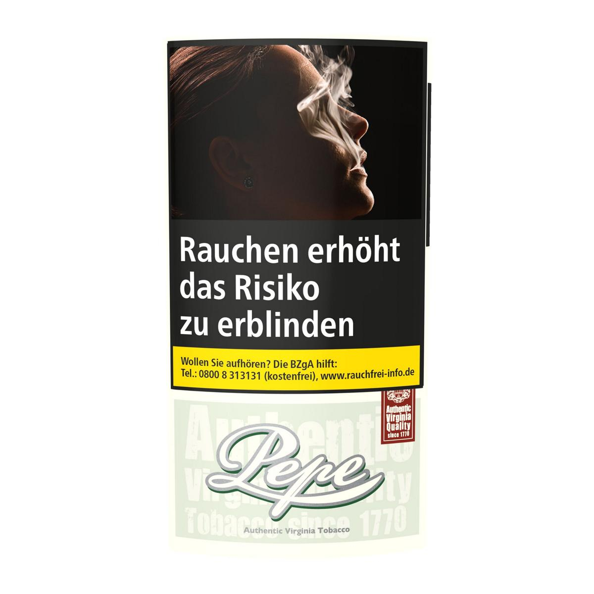 Pepe Fine Green Tabak ohne Zusatzstoffe 30g Päckchen Feinschnitt