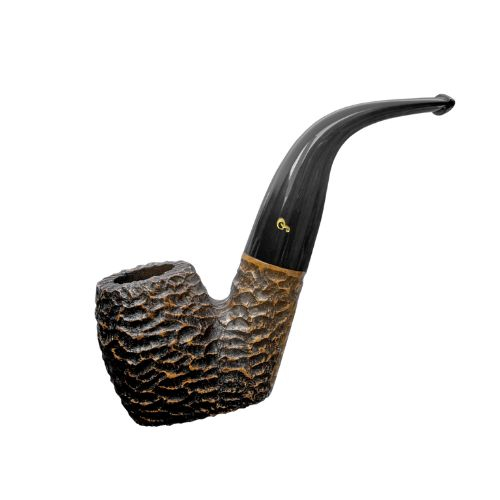 Peterson Pfeife Aran Rustic 306 Braun