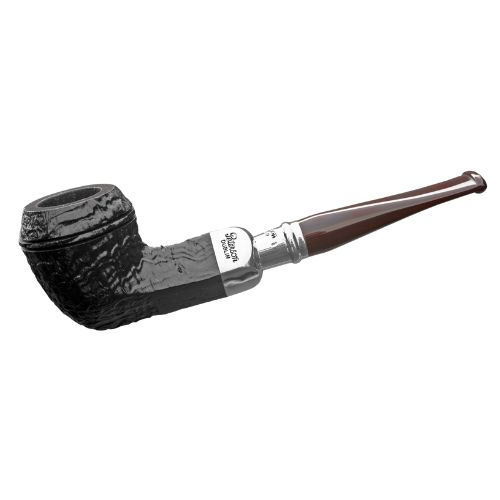 Peterson Pfeife Newgrange Spigot 150 Sandgestrahlt Schwarz/Braun