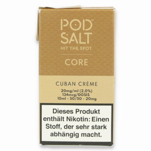 POD Salt Core CBN (Cuban) Creme Nikotinsalz Liquid 10ml 20mg