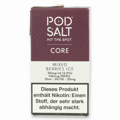 POD Salt Core Mixed Berries Ice Nikotinsalz Liquid 10ml 20mg