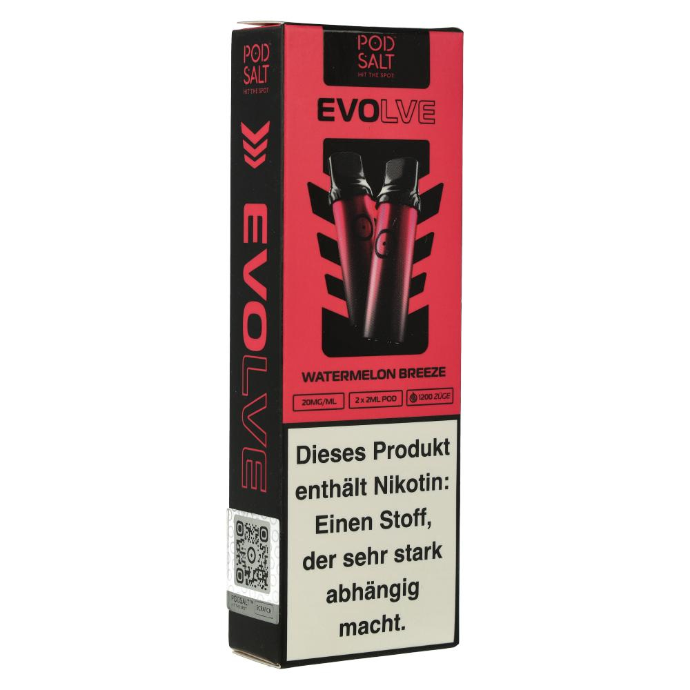 Pod Salt Evolve Watermelon Breeze Prefilled Einweg Pod 2x2ml 20mg