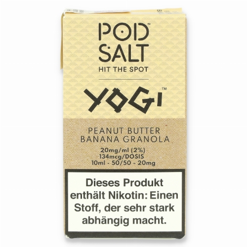 POD Salt Peanut Butter Banana Granola Nikotinsalz Liquid 10ml 20mg